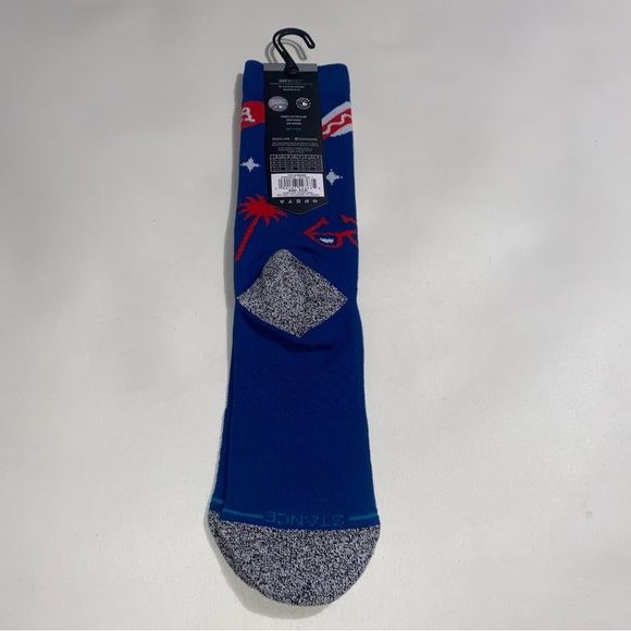 Stance x MLB Men's LA Landmark Dodgers Crew Socks Size Large L (9-13) - Picture 4 of 5